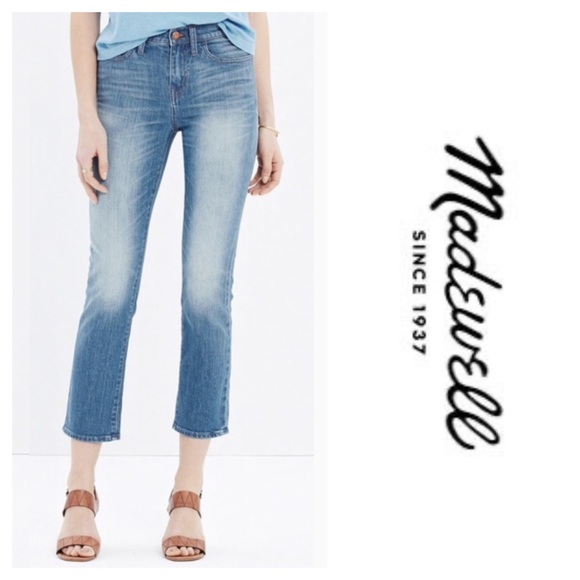 Madewell Denim - Madewell High Rise Kick Out Crop Jeans (26)